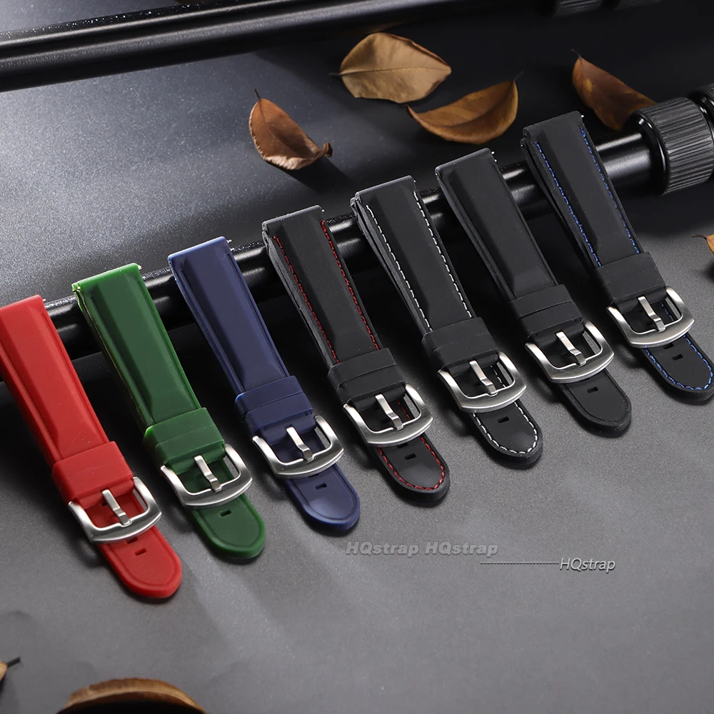 Universal Silicone Rubber Soft Watch Band - Premium Quality Wristband Accessory