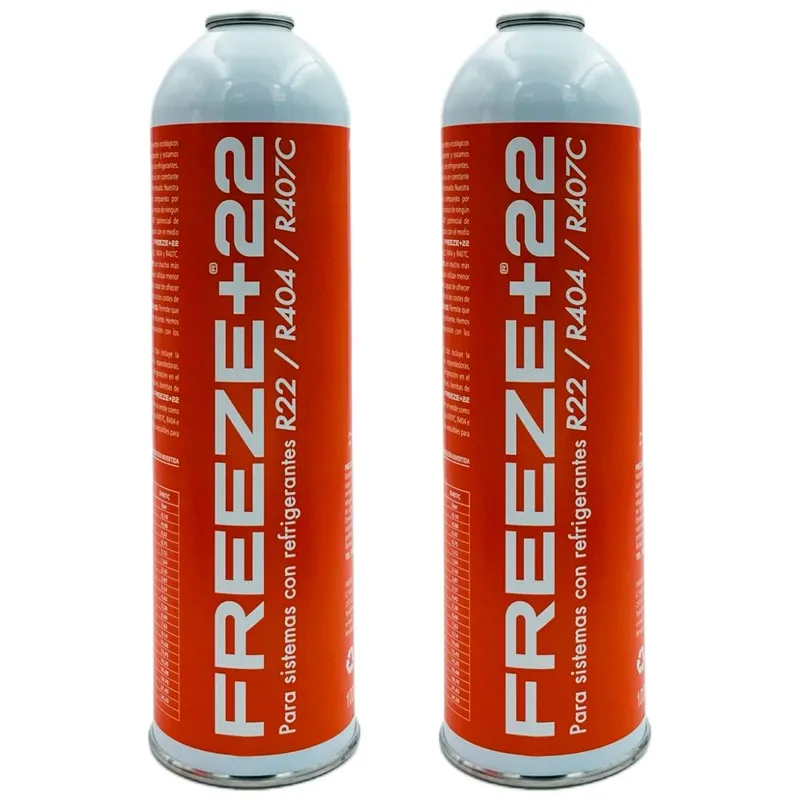 Pacchetto Gas Congelatore Ecologico + 22 R22-R404-R407C