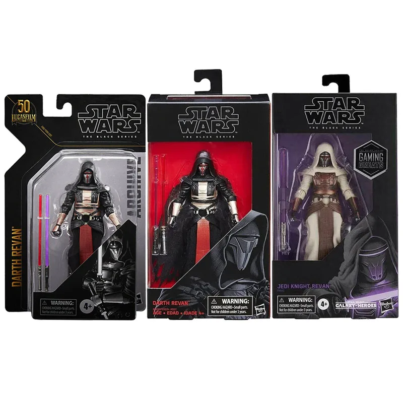 

Hasbro Star Wars Genuine Original Darth Revan Movie Animation Periphery Children's gifts Movable figures Robot Model toys