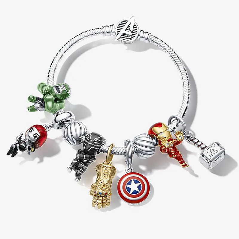 thumbnail image 1 of Disney-pulsera con abalorios de Star Wars para mujer, brazalete con diseño de arma Ultimate, Darth Vader, BB-8, C-3PO, Chewbacca, Yoda, 1 of 5