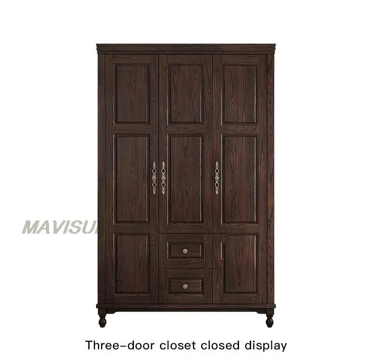 خزانة ملابس بتصميم ريفي كلاسيكي