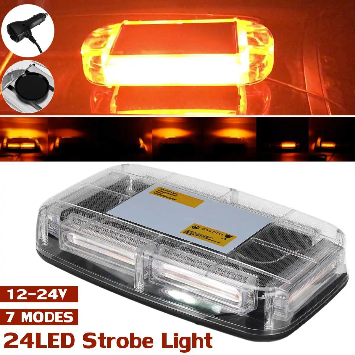 Car Truck Trailer Beacon Lamp Warning 