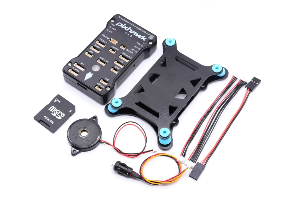 RC PixHawk PX4 PIX 2.4.8 32 Bit Flight Controller +Shock Absorber+PPM+Safety Swi