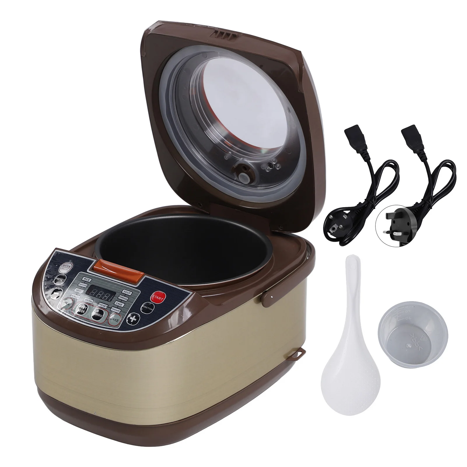 

900W Electric Pressure Cooker 5L Smart Rice Cooker Soup Porridge Cooking Machine Slow Cooker Rice Warmer Food Steamer 220V