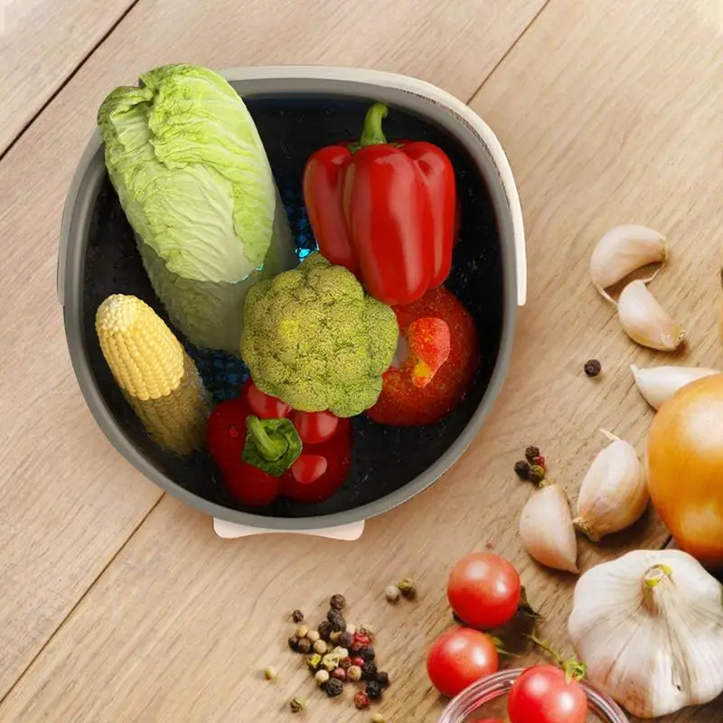 Fruit Cleaner Device Ultrasonic Cleaning Machine Basket Portable Fruit And Vegetable Cleansing Machine For Rice Bean Meat