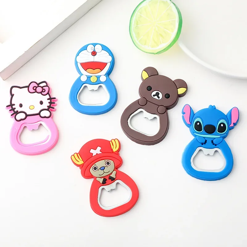 Creative Cartoon Multifunction Silicone Stainless Steel Bottle Opener Beer Fridge Openers Kitchen Tools An Be Fridge Magnet creative cartoon multifunction silicone stainless steel bottle opener beer fridge openers kitchen tools can be fridge magnet