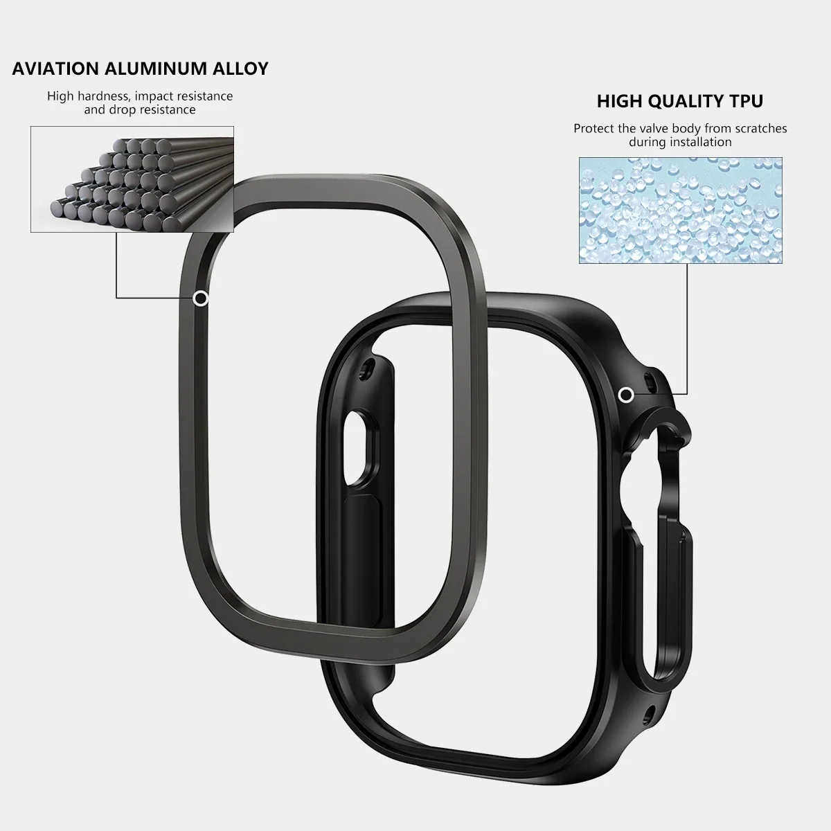 ˷̴ ձ ݼ  TPU ̽,  ġ Ʈ 2, 49mm, 45mm, 41mm,   ȣ, iWatch ø Ʈ 7 SE 9 8 Ŀ
