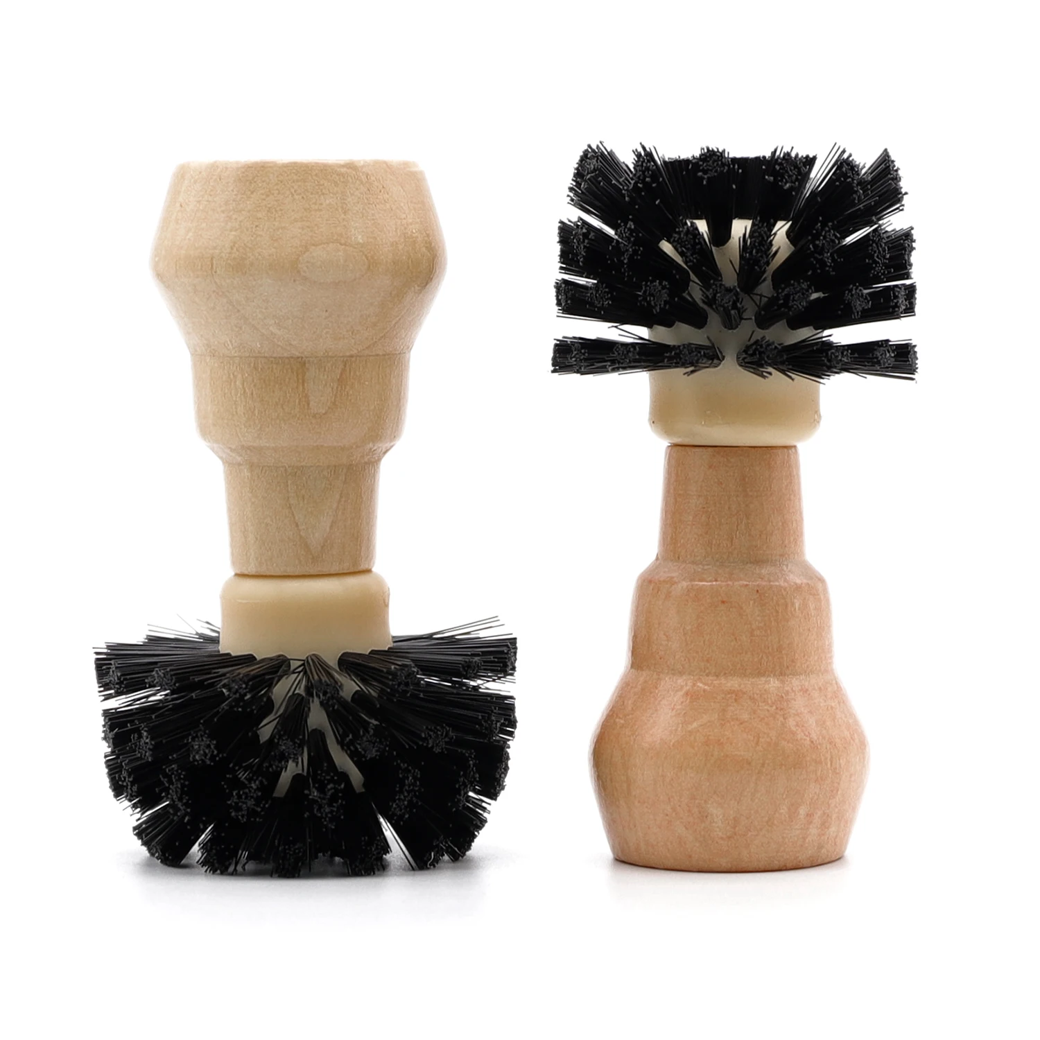 Portafilter Cleaning Brush 51/54/58mm Professional Barista Espresso Coffee Cleaning Brush Tool with Wooden Handle