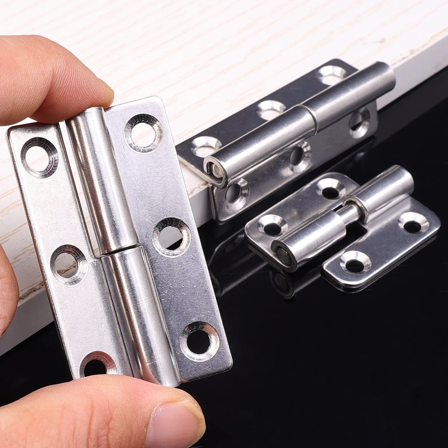 1/5pcs Stainless Steel Removable Hinge Heavy Duty Casement Detachable Hinges Slip Joint Lift Flag Off Door Furniture Hardware stainless steel hinges door hinges