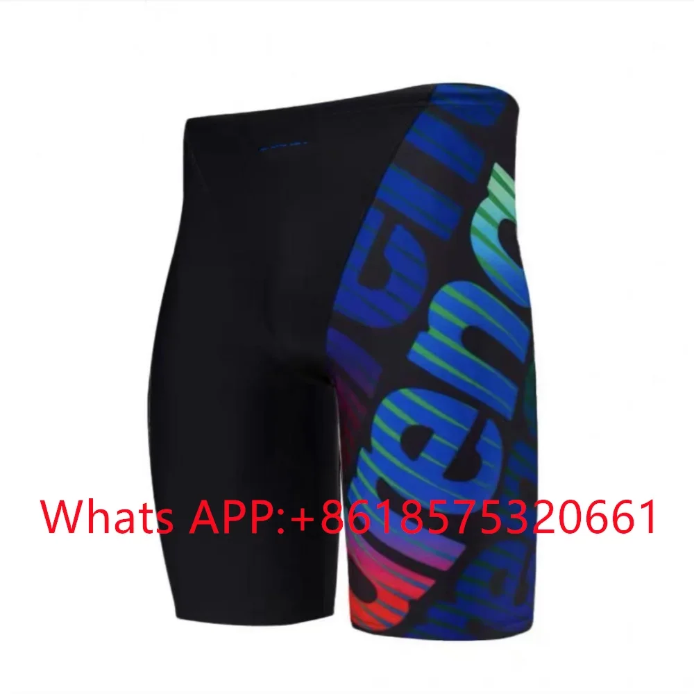 

2023 Men's Performance Jammers Swimsuit Swimming Trunks Athletic Training Swimwear UV Protection Contest Sports Rash Guard Pants