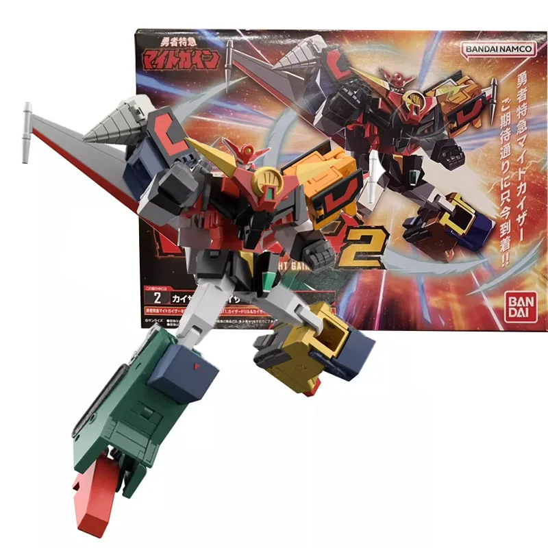 

Bandai Genuine Shokugan SMP The Brave Express Might Gaine Mightkaiser Anime Action Figure Assembly Model Toys Gifts for Children