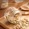 Set of 4 300ml Glass Jars with Lids Small Food Containers for Chia Pudding Jam Snack Yogurt Overnight Oats Candy 6