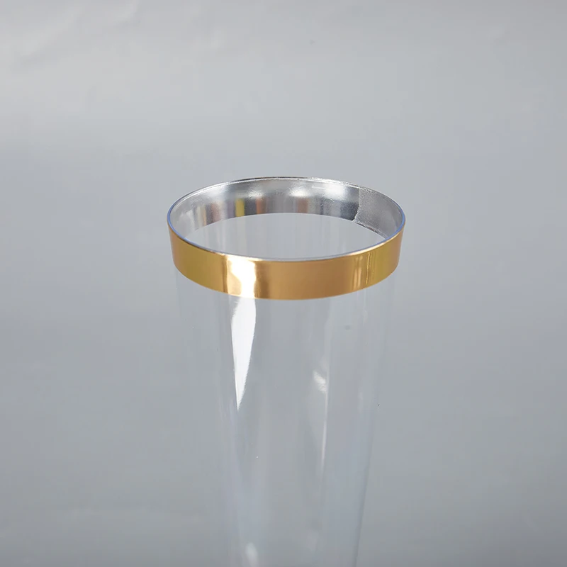 Plastic Champagne Flutes Disposable Clear Plastic Champagne Glasses Party Glitter Clear Cup Red Wine supplies 10pcs plastic cups,plastic champagne flutes