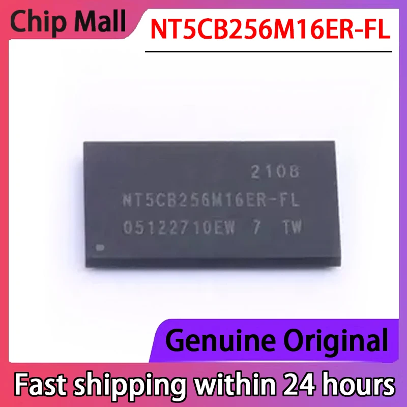 

1PCS New Original NT5CB256M16 NT5CB256M16ER-FL 256M * 16 Bit Memory Chip