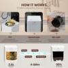 LUXFOND Home Food Upcycler All Seasons Indoor Electronic Composter Indoor Compost Electric Kitchen Food Recycler 2
