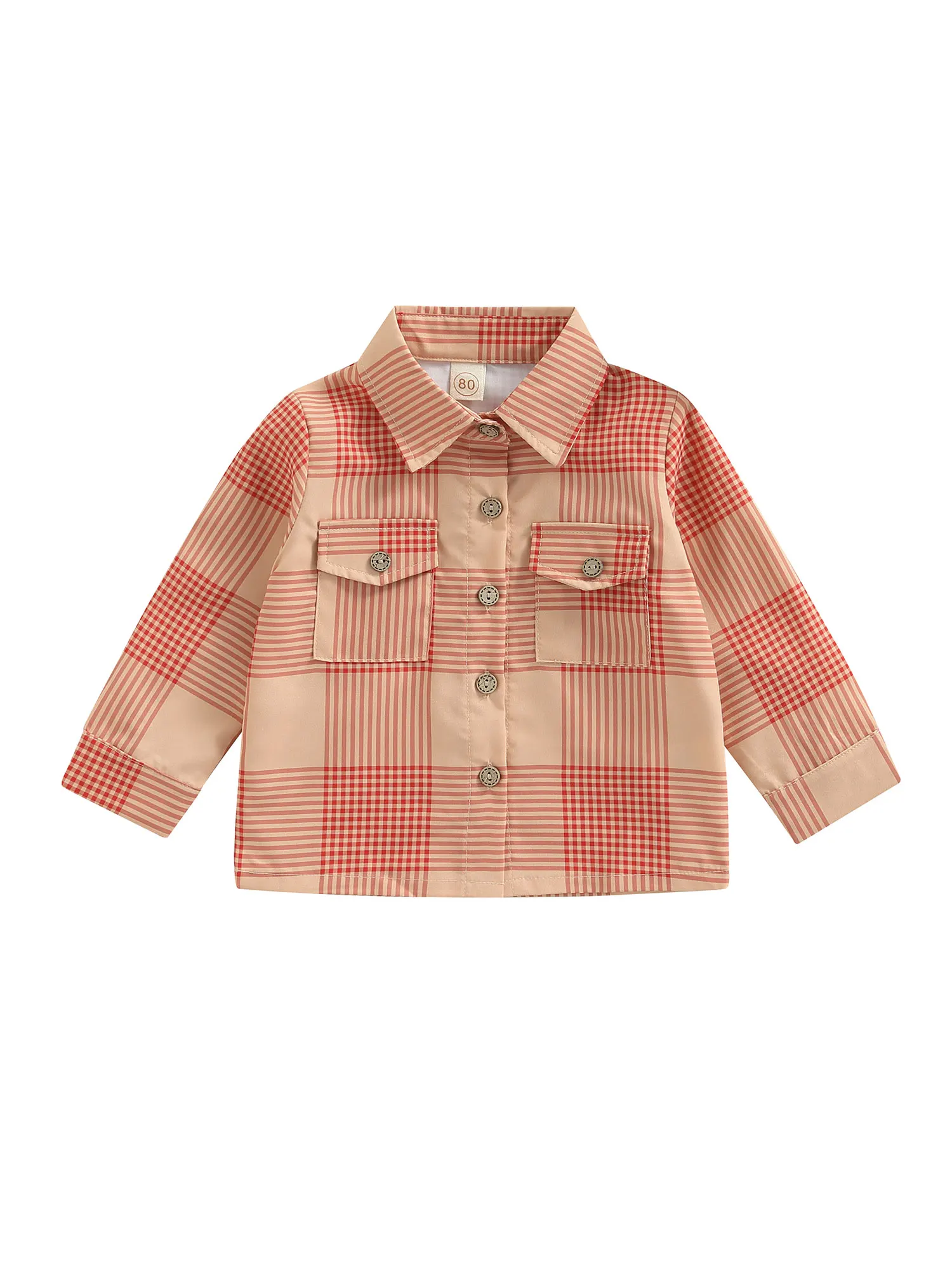 Toddler Baby Boy Button Down Shirt Kids Long Sleeve Blouses Print