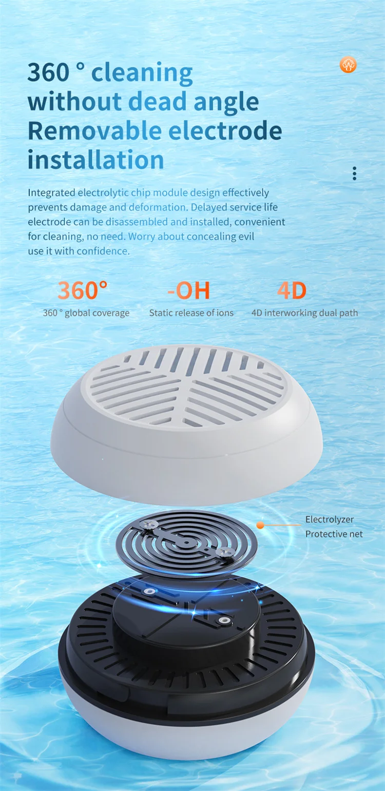 Wireless Fruit And Vegetable Washing Machine Portable Charging