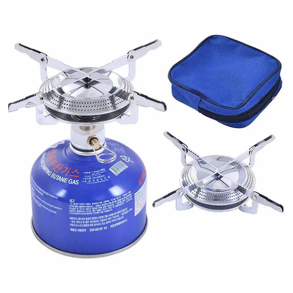 Outdoor Camping Gas Stove Professional High Power Evenly Heated Stainless  Steel Portable Stove Head For Picnic - AliExpress
