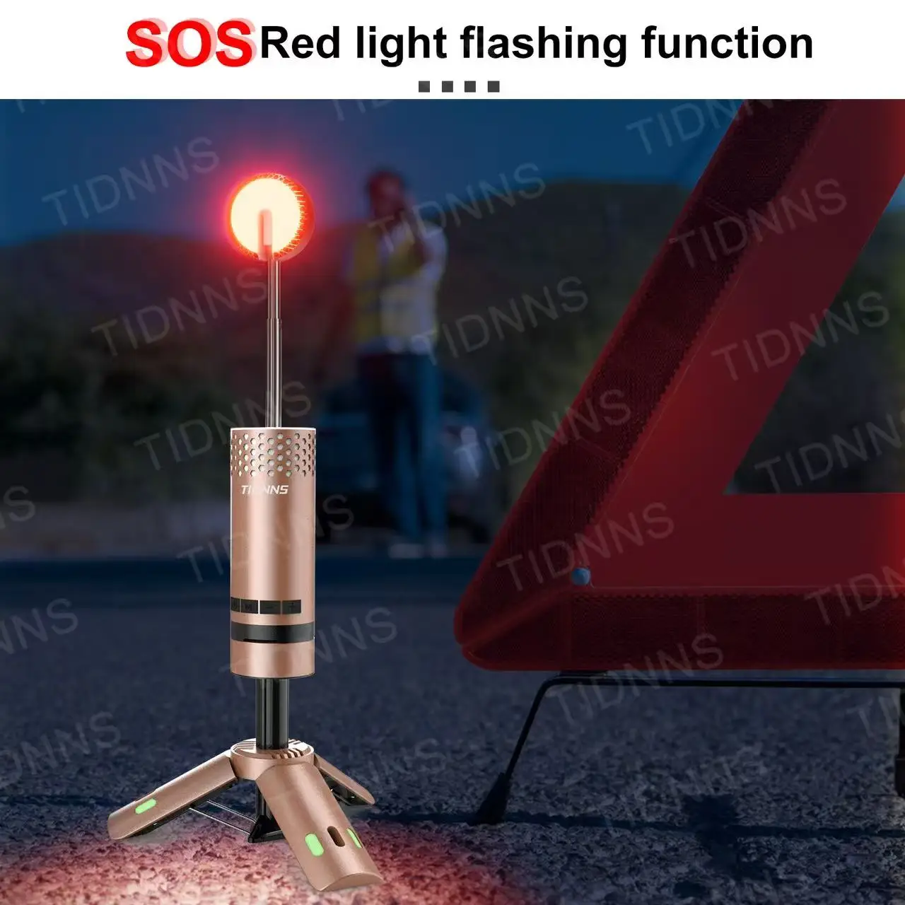 قابل للإزالة 10000mAh المغناطيسي التخييم ضوء USB ق...