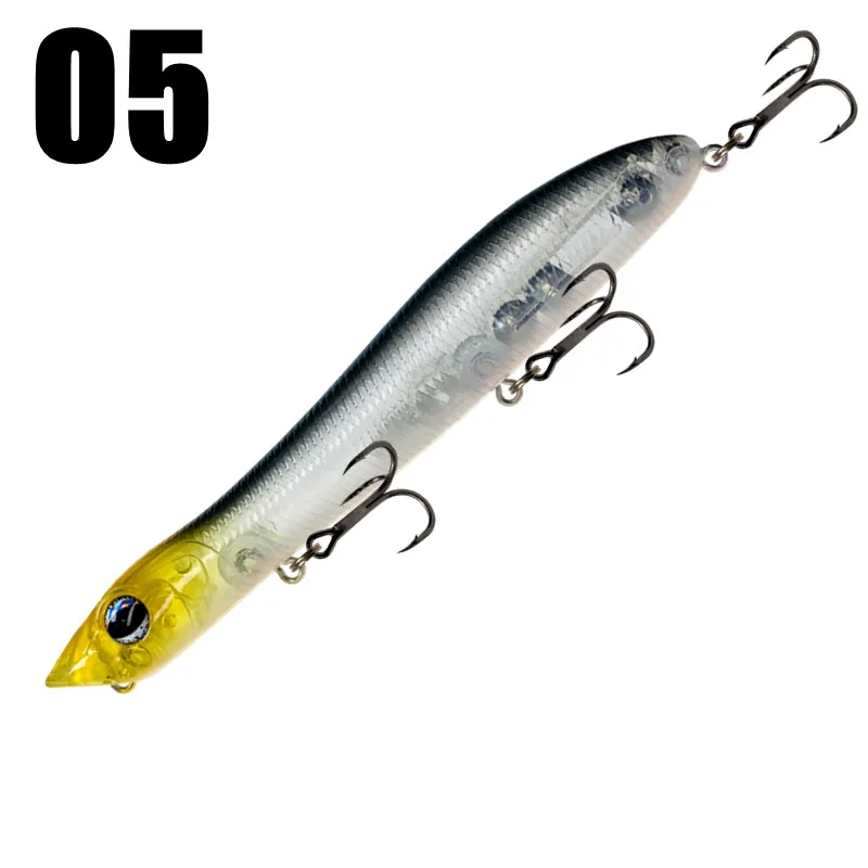 Fishing Lure 125mm 18g Topwater Pencil Popper Wobbler for Fishing Seabass  Top Water Baits Saltwater Surface Lures