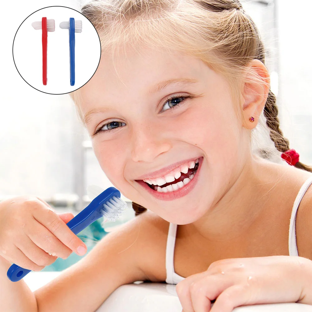 

Household Denture Cleaning Brush False Toothbrush Teeth Bristles Toothbrushes for Braces Case Kit