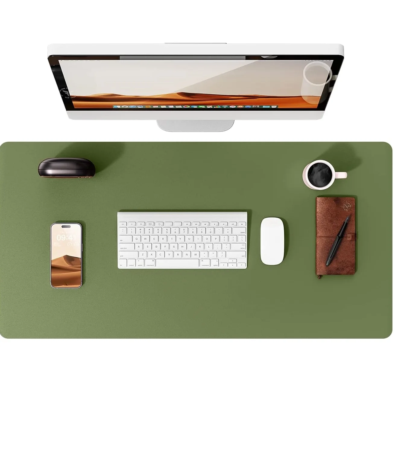 Premium Leather Desk Protector | Extra-Large Workspace Mat