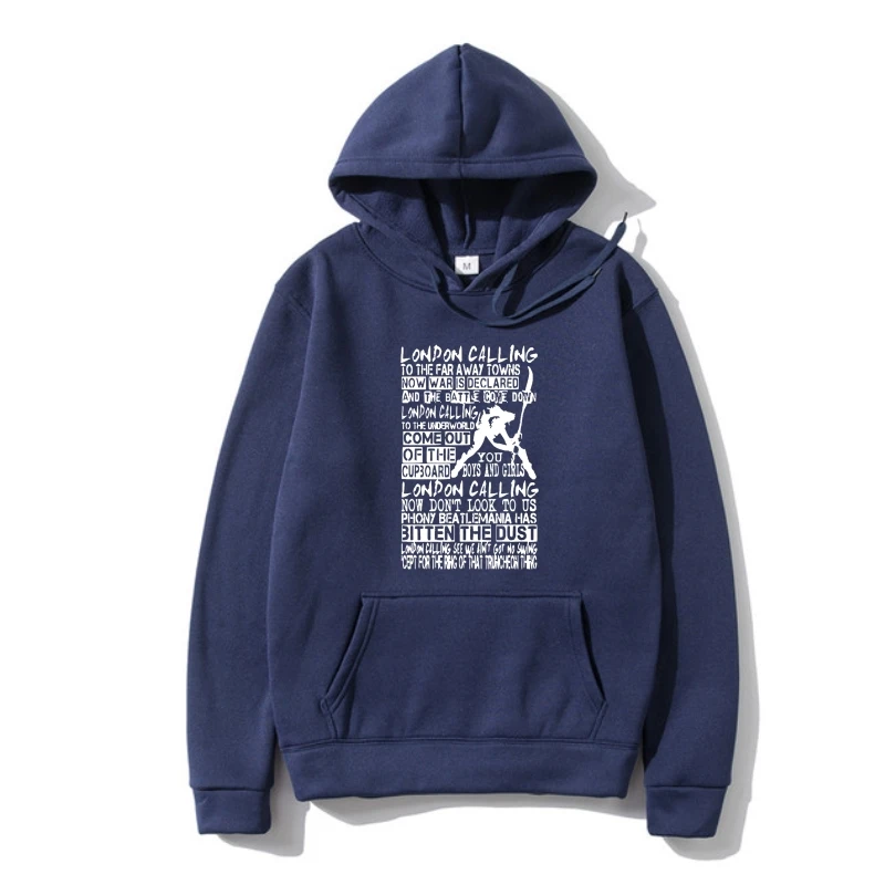 

THE CLASH-LONDON CALLING-LYRIC-Outerwear JOE STRUMMER Hoodie wholesale Hoody custom Environtal printed cheap wholesale