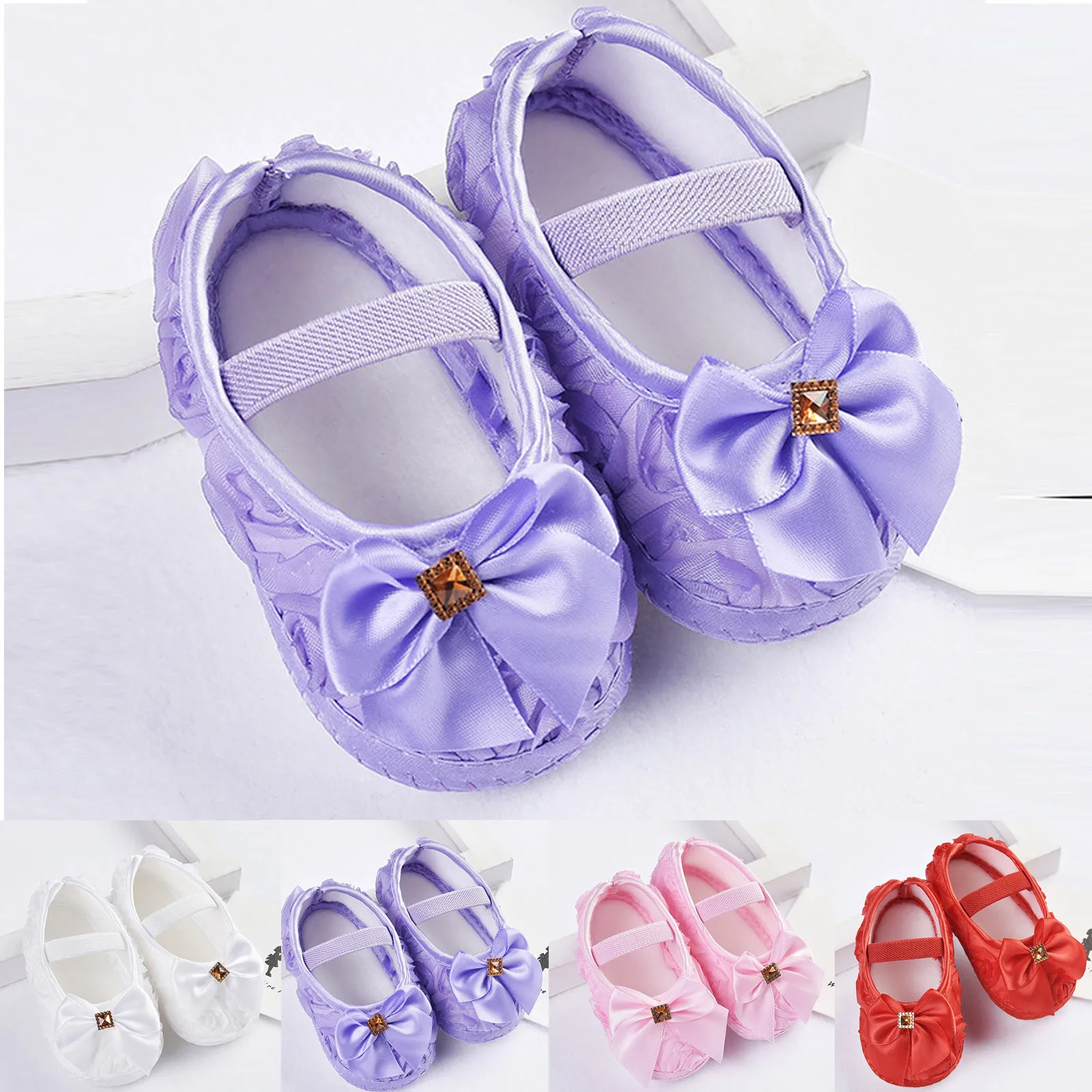 2022 Baby Girls Shoes Flower Newborn Baby Socks Cotton