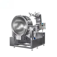 Marmite de cuisson industrielle électrique à induction avec agitateur pour ketchup, sauce chili, pâte de sambal, personnalisable 5