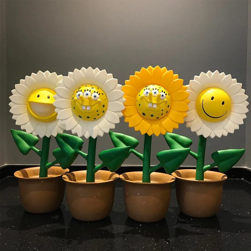 

Sunflower Sponge Baby Sunflower Smiling Face Flower Pot Decoration Tidal Play Handmade Fashion Toy