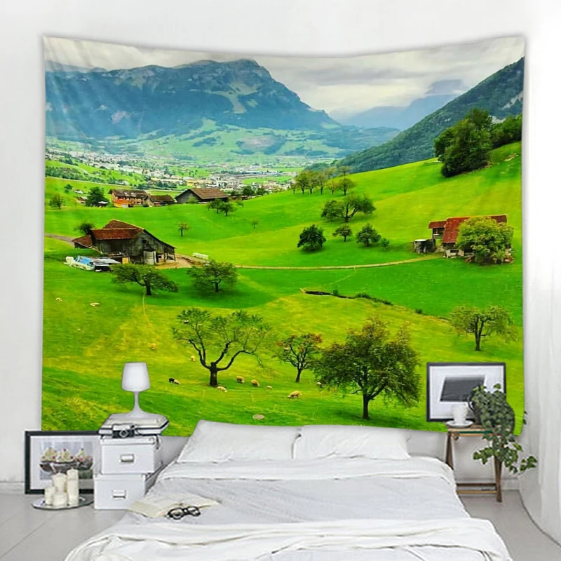 Tapestry Decorations Canvas Wall Art 3D Digital Print Household Tapestries