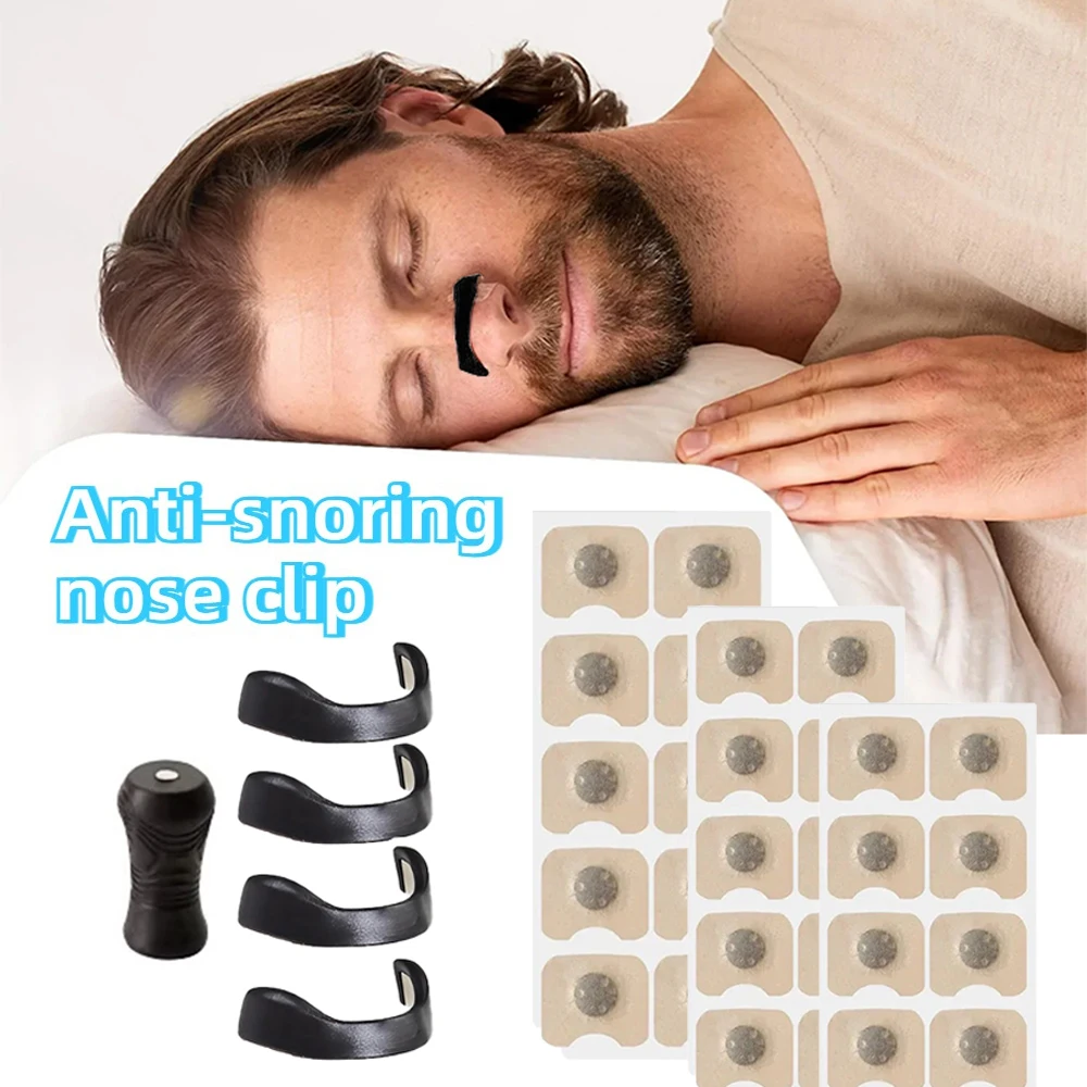 Magnetic Nasal Dilator Anti Snoring Nose Strips,Boost Oxygen Intake,Sleep Nasal Breathing Dilators Starter Kit 1