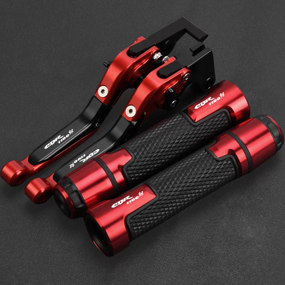 

For HONDA CBR 1100XX CBR1100XX CBR 1100 XX 1997-2007 2006 2005 2004 Motorcycle Adjustable Brake Clutch Levers Handlebar grips