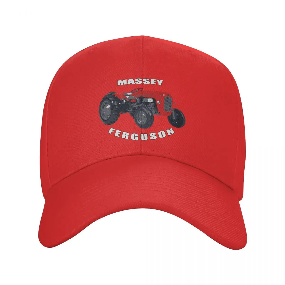 thumbnail image 1 of Gorras de papá de color puro, gorra de mujer con visera, gorra de béisbol con visera Massey Ferguson., 1 of 7