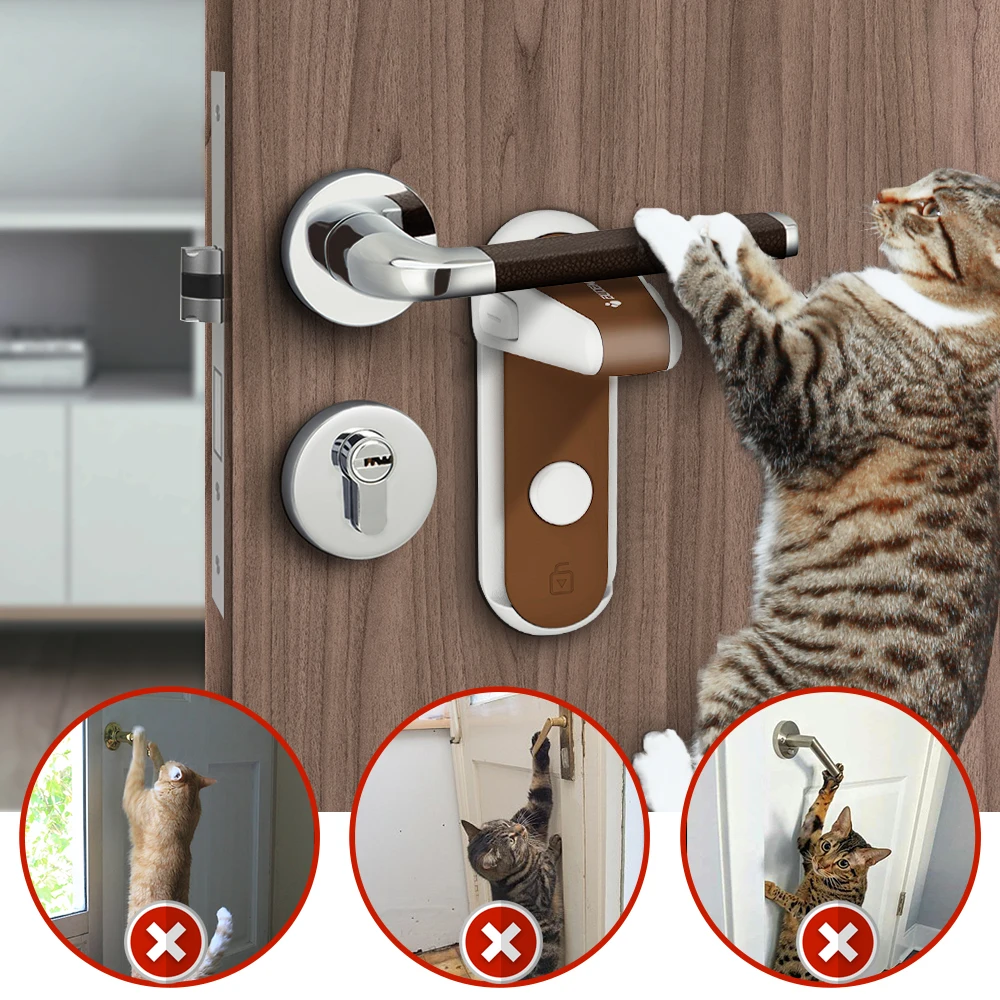 Door Lever Lock Baby Proofing Door Handle Lock Childproofing Knob Lock 1PC Easy to Install and Use child lock door lock safety lock door window lock