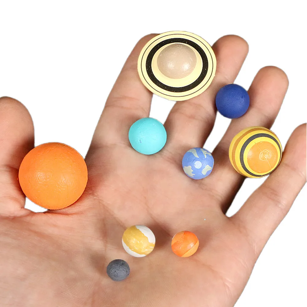 Modello 3D Universo Pianeta Sistema Solare Pianeta Marte Mercurio Terra Nettuno Scienza Dei Bambini Giocattoli Educativi Giocattolo Montessori