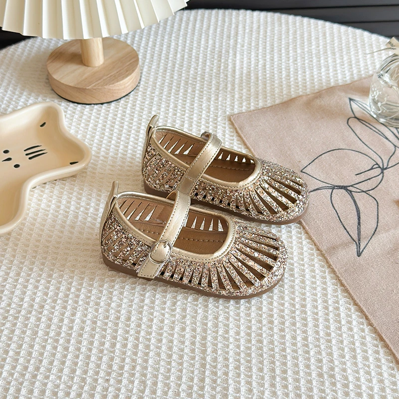 Girls Non Slip Summer Sandals Little Mermaid Princess Shoes