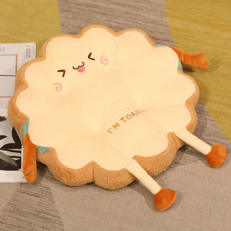 thumbnail image 1 of Cojín súper lindo para silla, cojín de peluche cuadrado y redondo con cuerda, cojín antideslizante para asiento de oficina y hogar, para enviar regalos a amigos, 1 of 5