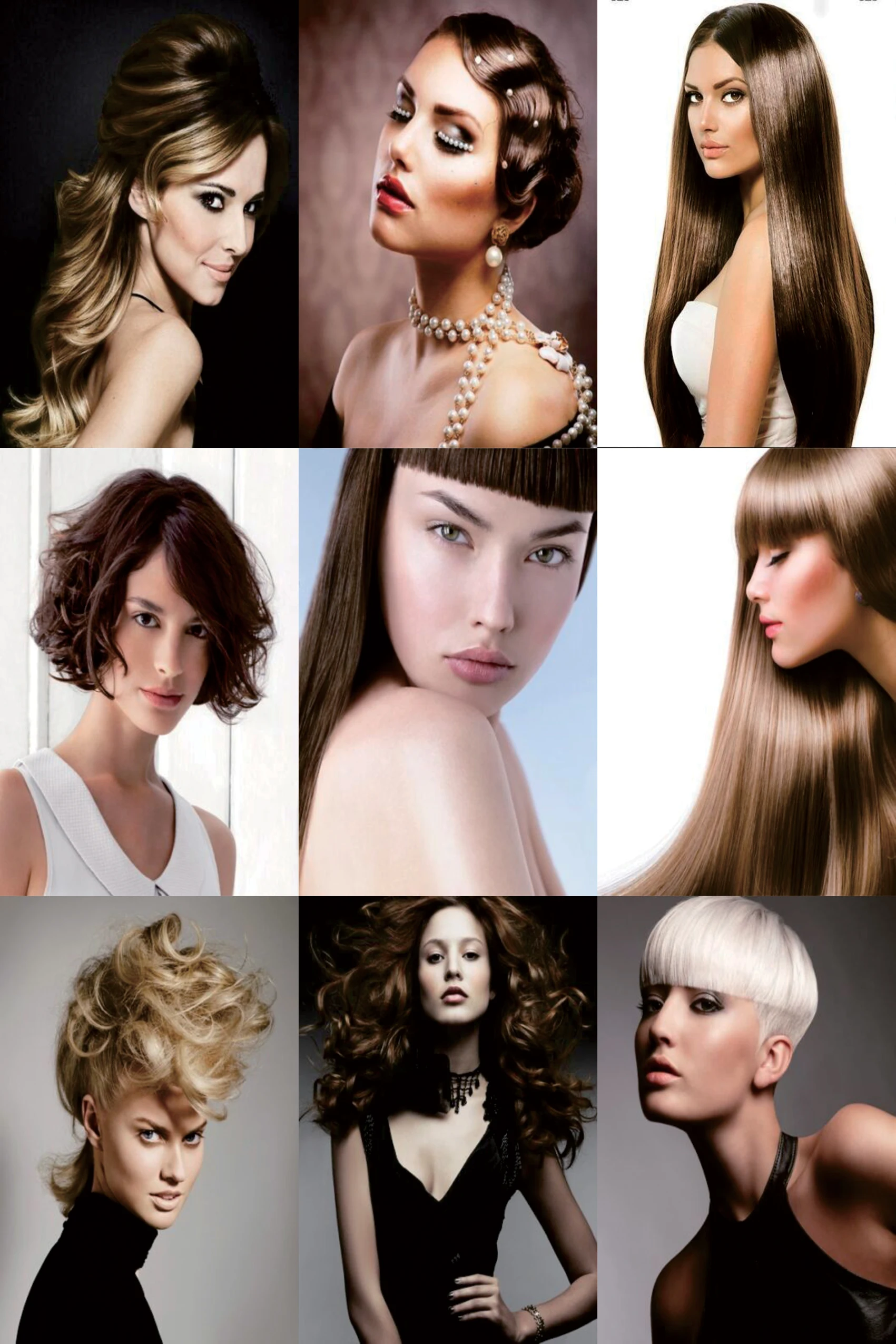 

HAIR SALON WOMENS HAIRSTYLE MODELS HAIRDRESSER Art Film Print Silk Poster Home Wall Decor 24x36inch