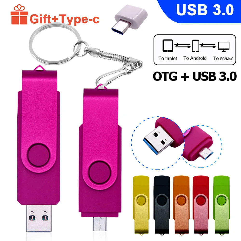 High Spped Usb 3.0 OTG USB Flash Drive 3.0 for SmartPhone/Tablet/PC