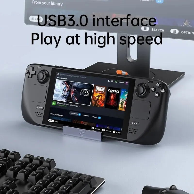 Typec Five in One Hub Docking Station Hdmi4K Supports PD Suitable for Computer Steam Switch with Network Cable Port