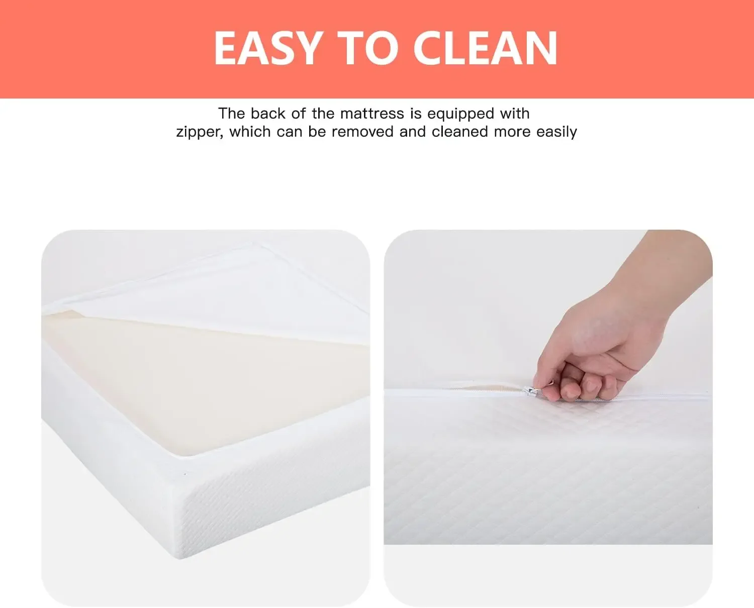 5 Inch Gel Memory Foam Mattress Medium-Firm Mattress for Pressure Relief & Cooler Sleep Mattress for Kid Adults CertiPUR-US Cert 5