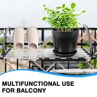Portable Clothes Drying Rack for Balcony, Foldable Railings Windowsill, Retractable Radiator Cloth Airer,Folding Travel RV Rack 2
