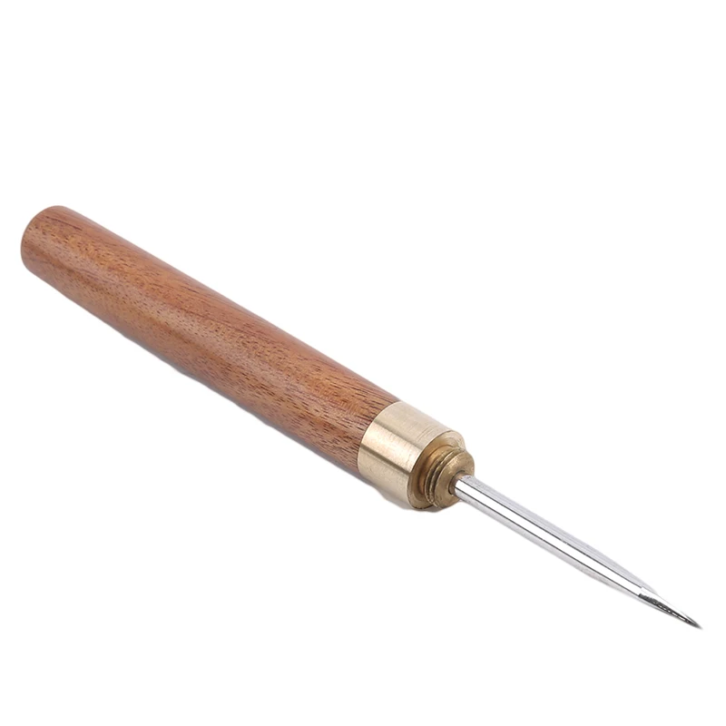 Professional tea knife creative sandalwood stainless steel tea knife Pu'er special needle kung fu set spiral