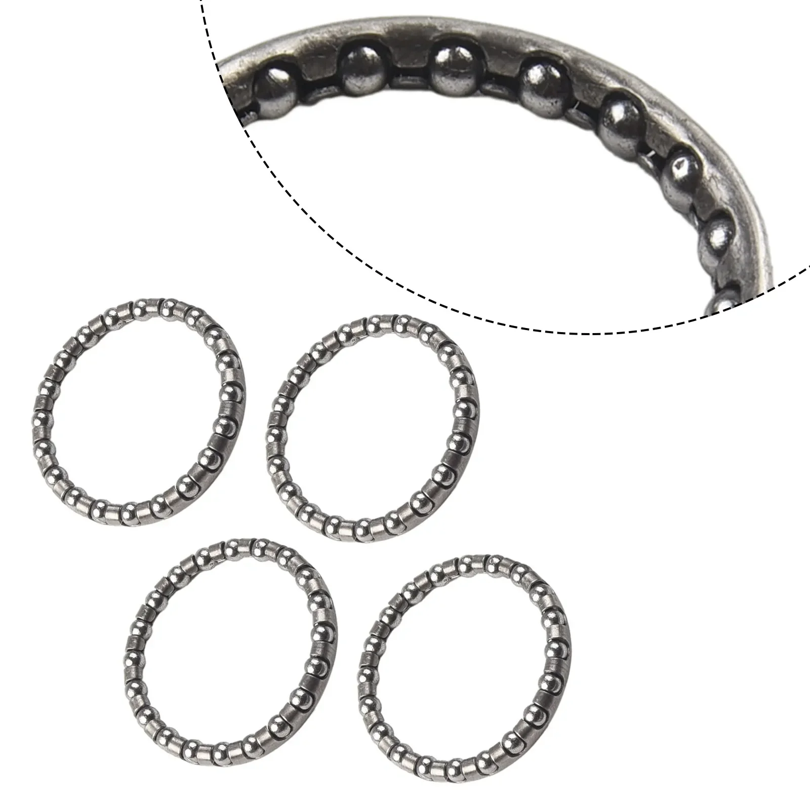 4 Pcs 40mm Bicycle Fork Headsets Ball Bearings Bowl Kits Replacement Handlebar Retainer Bowl Bearing Set Bikes Parts Accessories bicycle ball bearing,bike headset bearings