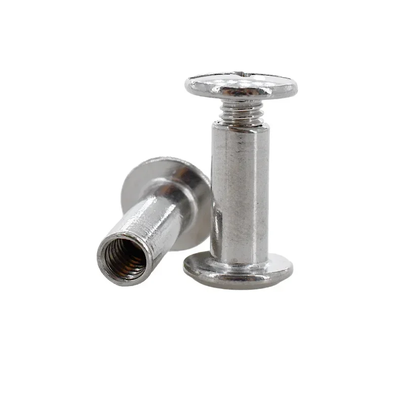 Phillips Chicago Screws Leather Belt Purse Binding Screw Photo Album Calendar Nails Bookbinding Rivets 4mm-100mm Stainless Steel