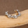 1PC New Design Stainless Steel Zircon Clip Earrings For Woman Fashion No Piercing Fake Cartilage Jewelry 6