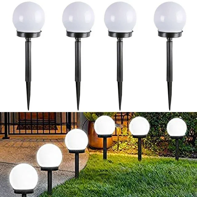 1/3/6/9PC solaire alimenté LED ampoule lampe énergie lumière étanche extérieur jardin lumière rue panneau solaire boule lumières pelouse cour lampe 1