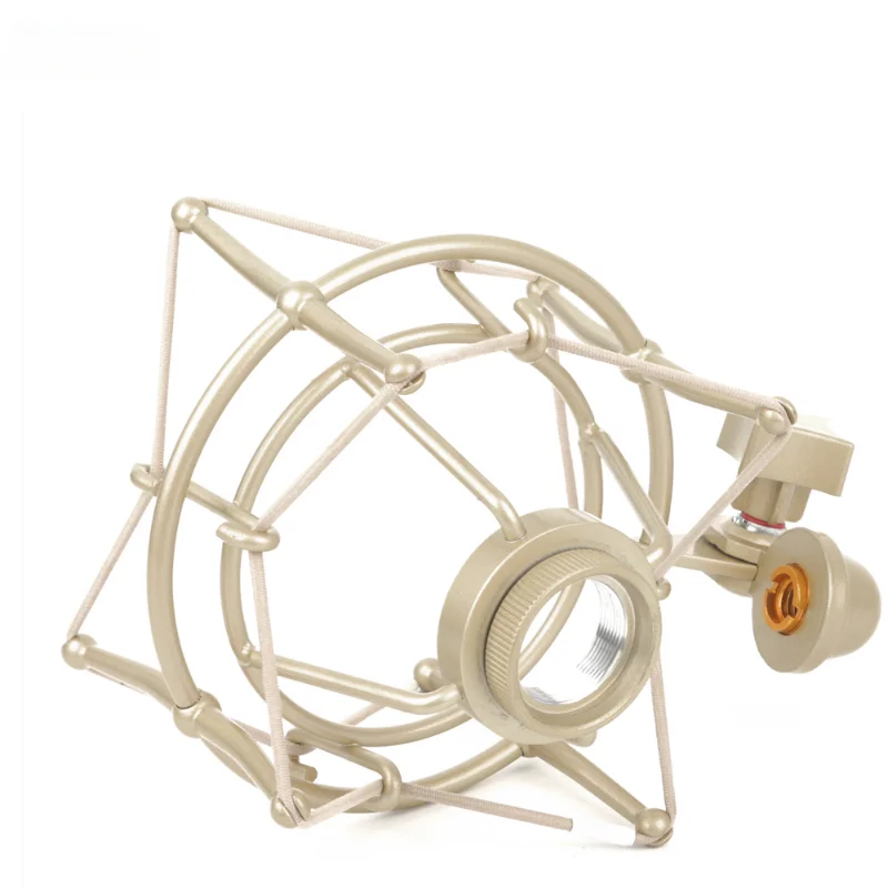 Metal Mount Suspension Shockproof Shock Mount Microphone holder Suspension Shockproof Mic Holder Clip Bracket