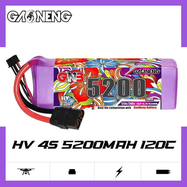 【GNB】バッテリー×5個（正規品） GNB バッテリー FPVドローン- ヘリモンスター